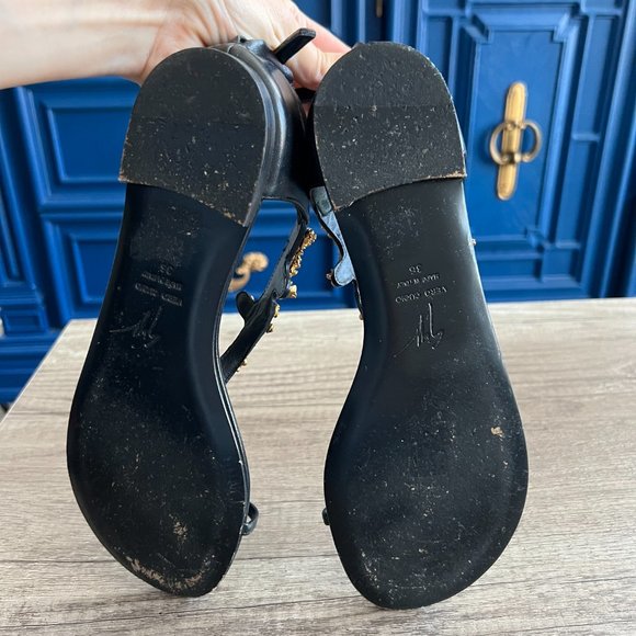 Rare Giuseppe Zanotti Gold Coral Sandals - Picture 5 of 5